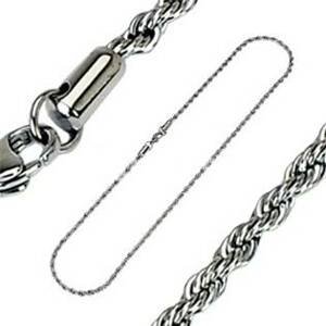 Šperky4U Ocelový řetízek kroucený, šíře 4 mm - OPE1087-040-55