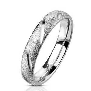 Šperky4U OPR1835 Dámský ocelový snubní prsten - velikost 52 - OPR1835-52