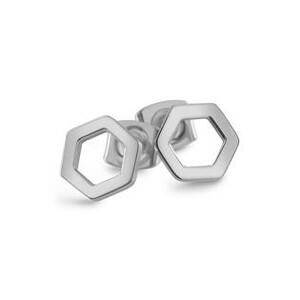 Šperky4U Ocelové geometrické náušnice - OPN1717-ST