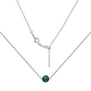 NUBIS® Stříbrný náhrdelník s opálem - kulička 5 mm - NBS02-OP32