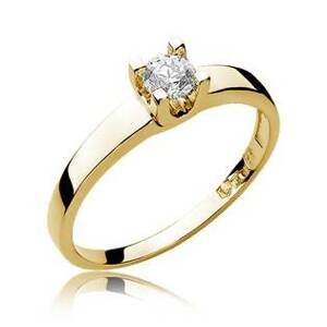 NUBIS® Zlatý zásnubní prsten s diamantem - W-225G0.25
