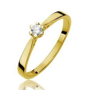 NUBIS® Zlatý zásnubní prsten s diamantem - W-229G0.10
