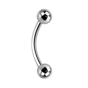 Šperky4U Piercing do obočí - kuličky, tl. tyčky 1,6 mm - OB01100-16144