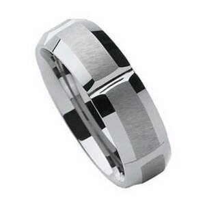 NUBIS® NWF1058 Dámský snubní prsten wolfram - velikost 54 - NWF1058-54