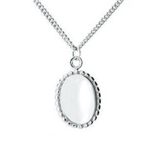 NUBIS® Stříbrný náhrdelník oválek - NB-2056