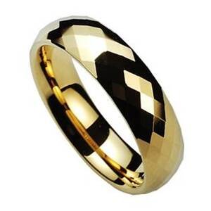 NUBIS® NWF1033GD Pánský snubní prsten zlacený - velikost 61 - NWF1033GD-61