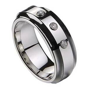 NUBIS® NWF1004 Dámský snubní prsten se 3mi zirkony - velikost 54 - NWF1004-Zr3-54