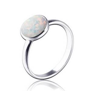 NUBIS® Stříbrný prsten s opálem - velikost 51 - NBP95-OP17-51