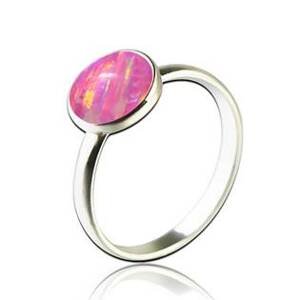 NUBIS® Stříbrný prsten s opálem - velikost 59 - NBP95-OP22-59