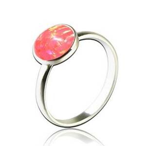 NUBIS® Stříbrný prsten s opálem - velikost 59 - NBP95-OP57-59