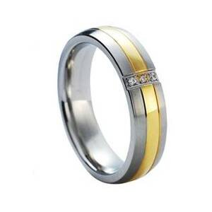 NUBIS® NSS1015 Dámský snubní prsten se zirkony - velikost 57 - NSS1015-Zr-57