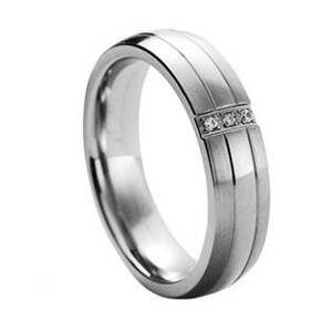 NUBIS® NSS1021 Dámský snubní prsten se zirkony - velikost 60 - NSS1021-Zr-60