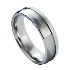 NUBIS® NSS1016 Pánský snubní prsten - velikost 59 - NSS1016-59