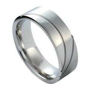 NUBIS® NSS1017 Pánský snubní prsten - velikost 63 - NSS1017-63