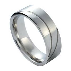 NUBIS® NSS1017 Pánský snubní prsten - velikost 62 - NSS1017-62