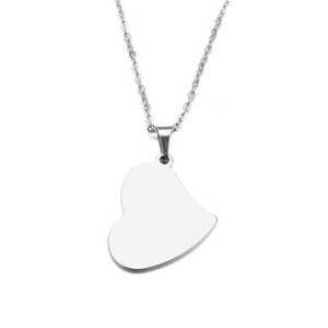 Šperky4U Ocelový náhrdelník srdce - OPD0234-ST