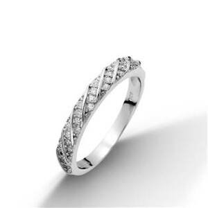 NUBIS® Stříbrný prsten se zirkony - velikost 53 - NB-5004-53