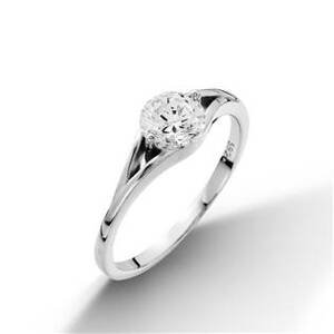 NUBIS® Stříbrný prsten se zirkonem - velikost 55 - NB-5031-55