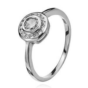 NUBIS® Stříbrný prsten se zirkony - velikost 62 - NB-5001-62