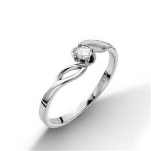 NUBIS® Stříbrný prsten se zirkonem - velikost 53 - NB-5005-53