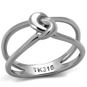 Šperky4U Ocelový prsten s uzlem - velikost 55 - AL-0024-55