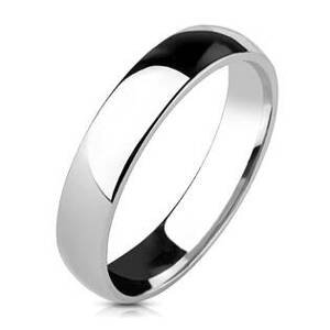 NUBIS® Ocelový prsten, šíře 4 mm - velikost 69 - NSS1011-69