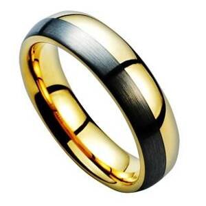 NUBIS® NWF1045 Pánský snubní prsten wolfram - velikost 61 - NWF1045-61