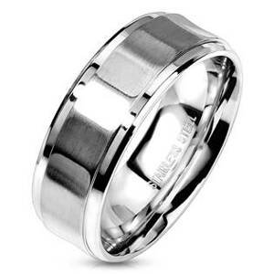 Šperky4U Pánský ocelový prsten - velikost 68 - OPR1855-68