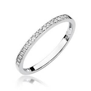 NUBIS® Zlatý prsten s diamanty - velikost 47 - W-306W-47