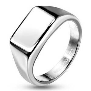 Spikes USA Ocelový prsten s možností rytiny - velikost 62 - OPR1858-62