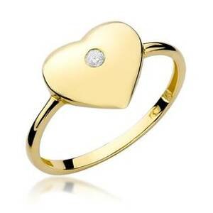NUBIS® Zlatý prsten s diamantem - W-020G