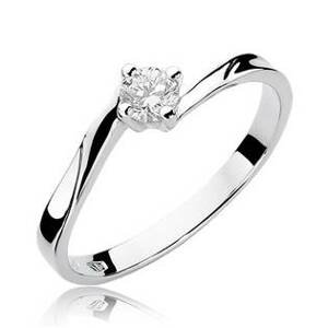 NUBIS® Zlatý zásnubní prsten s diamantem - W-243W
