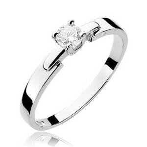 NUBIS® Zlatý zásnubní prsten s diamantem - W-241W