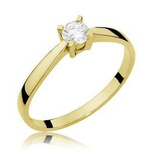 NUBIS® Zlatý zásnubní prsten s diamantem - W-242G