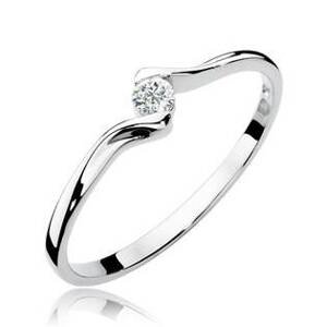 NUBIS® Zlatý zásnubní prsten s diamantem - W-332W