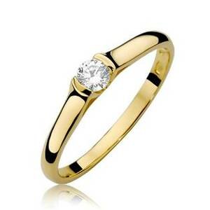 NUBIS® Zlatý zásnubní prsten s diamantem - W-369G