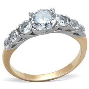 Šperky4U Ocelový prsten se zirkony - velikost 62 - AL-0020-62
