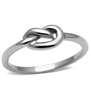 Šperky4U Ocelový prsten - uzel - velikost 57 - AL-0054-57