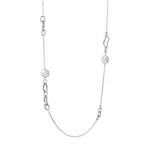 GAURA Stříbrný náhrdelník s říčními perlami - GA3026