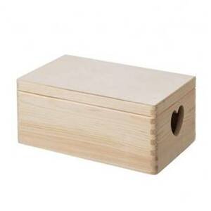 Dřevobox Dřevěný box s víkem - KRD58