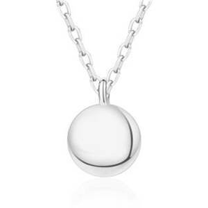 Šperky4U Stříbrný náhrdelník s kulatým přívěškem - NB-2171