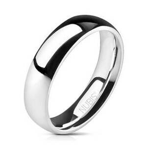 NUBIS® Ocelový prsten, 5 mm - velikost 60 - NSS1024-60