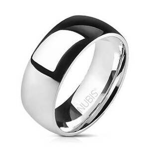 NUBIS® NSS1023 Pánský ocelový snubní prsten, 8 mm - velikost 66 - NSS1023-66