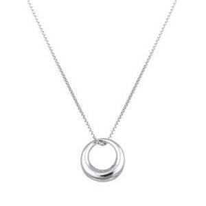 NUBIS® Střibrný náhrdelník kolečko - NB-2191