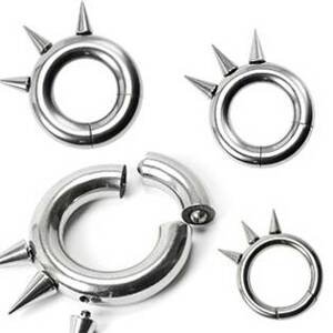 Šperky4U Piercing - segment kruh s trny 3,0 x 13 mm - K01006-3013