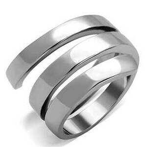 Šperky4U Extravagantní ocelový prsten - velikost 55 - AL-0086-55