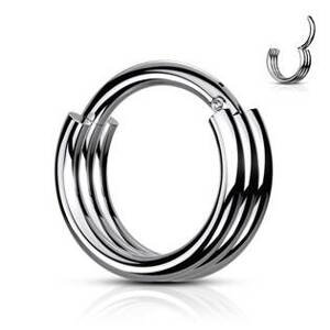 Šperky4U Piercing kruh segment - K01056ST-1208