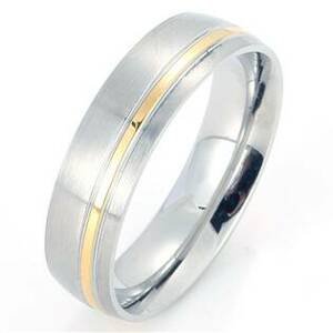 Šperky4U Pánský ocelový prsten - velikost 62 - OPR1878-P-62