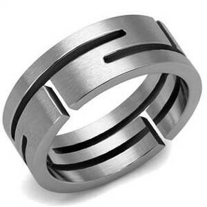 Šperky4U Pánský ocelový prsten - velikost 57 - OPR1642-57