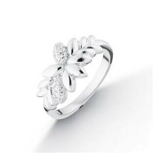 NUBIS® Stříbrný prsten se zirkony - velikost 58 - NB-5090-58